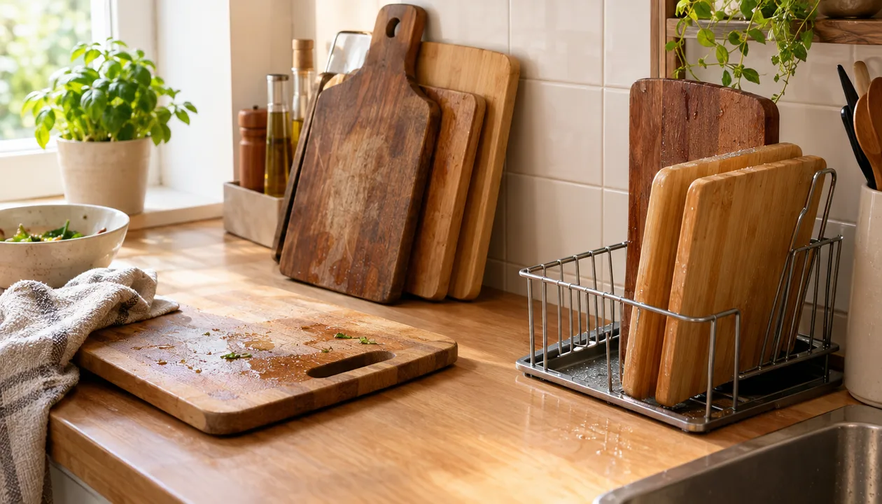 Типичные ошибки хранения досок на кухне