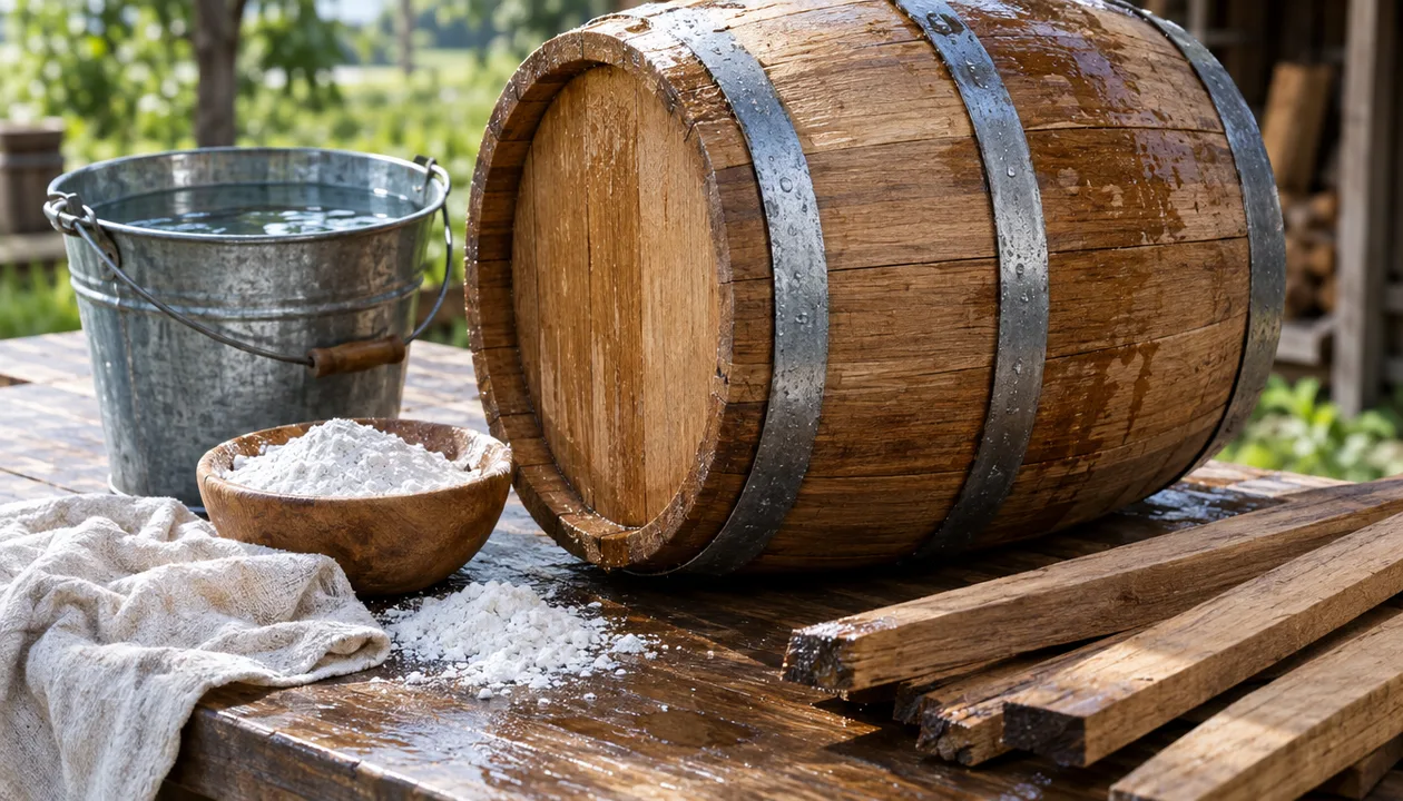Вымачивание содовым раствором: когда новую бочку стоит готовить именно так